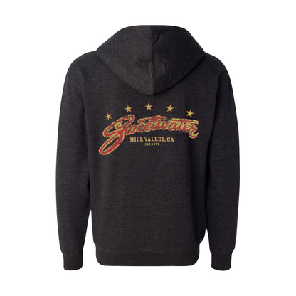 Sweetwater Logo Charcoal Zip Up Sweater