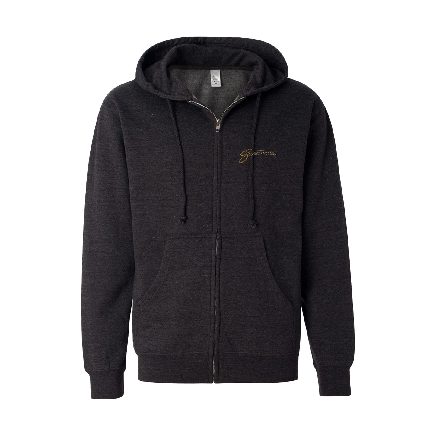 Sweetwater Logo Charcoal Zip Up Sweater